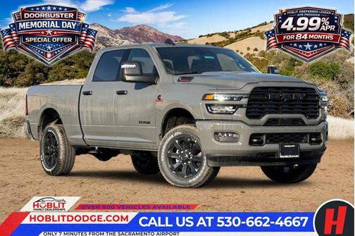 Ceramic Gray Clearcoat 2026 RAM 2500 Big Horn Crew Cab 4x4 6'4' Box