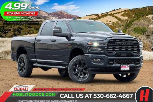 Forged Blue Metallic 2026 RAM 2500 Black Express Crew Cab 4x4 6'4' Box