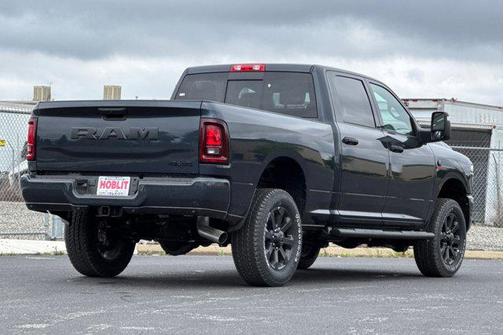 Forged Blue Metallic 2026 RAM 2500 Black Express Crew Cab 4x4 6'4' Box