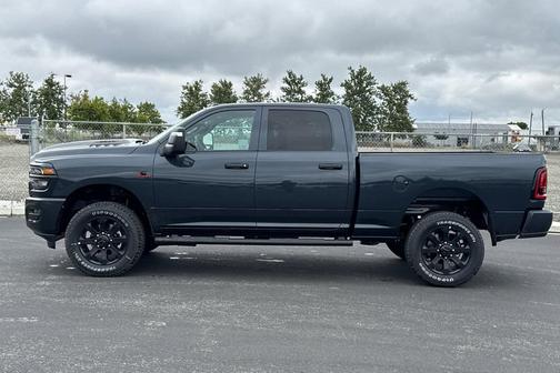 Forged Blue Metallic 2026 RAM 2500 Black Express Crew Cab 4x4 6'4' Box