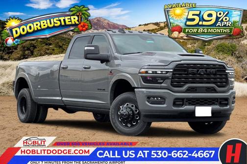 Ceramic Gray Clearcoat 2026 RAM 3500 Limited Crew Cab 4x4 8' Box
