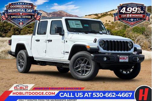 Bright White Clearcoat 2026 Jeep Gladiator Sport S