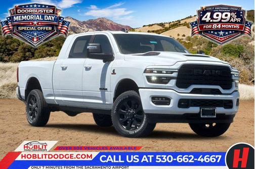 Bright White Clearcoat 2026 RAM 2500 Laramie Mega Cab 4x4 6'4' Box
