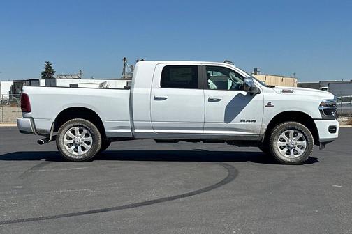 Bright White Clearcoat 2026 RAM 3500 Laramie Mega Cab 4x4 6'4' Box