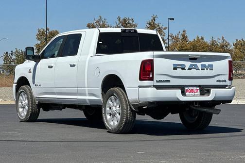 Bright White Clearcoat 2026 RAM 3500 Laramie Mega Cab 4x4 6'4' Box