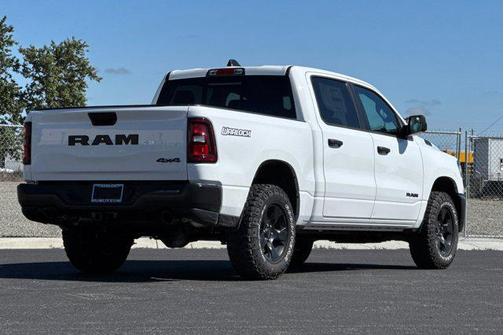 Bright White Clearcoat 2026 RAM 1500 Warlock Crew Cab 4x4 5'7' Box