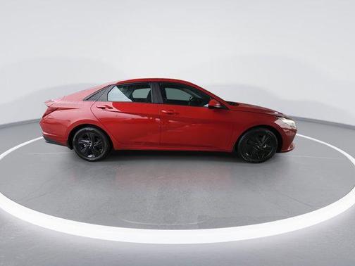 Scarlet Red Pearl 2022 Hyundai ELANTRA HEV Blue