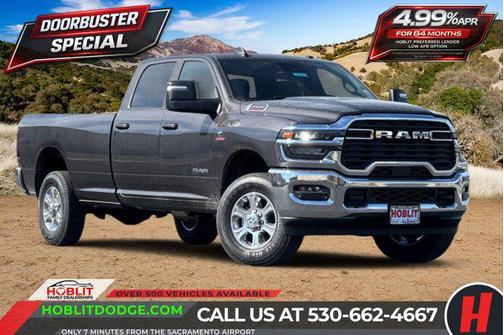 Granite Crystal Metallic Clearcoat 2026 RAM 3500 Big Horn Crew Cab 4x4 8' Box