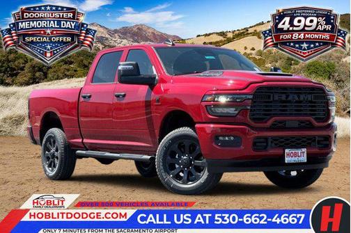 Molten Red Pearlcoat 2026 RAM 2500 Black Express Crew Cab 4x4 6'4' Box