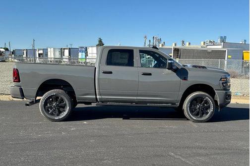 Ceramic Gray Clearcoat 2026 RAM 2500 Black Express Crew Cab 4x4 6'4' Box