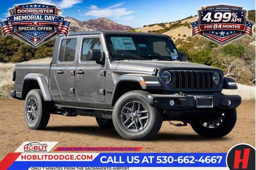 Granite Crystal Metallic Clearcoat 2026 Jeep Gladiator Sport S