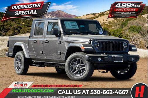 Granite Crystal Metallic Clearcoat 2026 Jeep Gladiator Sport S