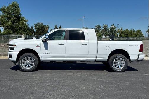 Bright White Clearcoat 2026 RAM 3500 Laramie Mega Cab 4x4 6'4' Box