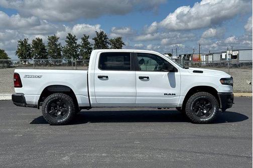 Bright White Clearcoat 2026 RAM 1500 Warlock Crew Cab 4x4 5'7' Box