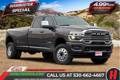 Granite Crystal Metallic Clearcoat 2026 RAM 3500 Laramie Crew Cab 4x4 8' Box