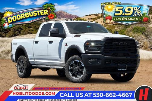 Bright White Clearcoat 2026 RAM 2500 Warlock Crew Cab 4x4 6'4' Box