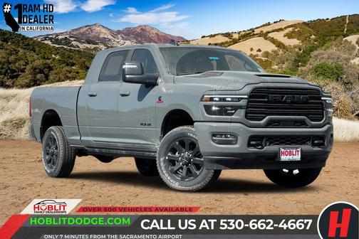 Ceramic Gray Clearcoat 2026 RAM 2500 Laramie Mega Cab 4x4 6'4' Box