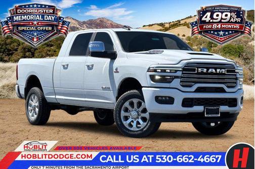 Bright White Clearcoat 2026 RAM 2500 Laramie Mega Cab 4x4 6'4' Box