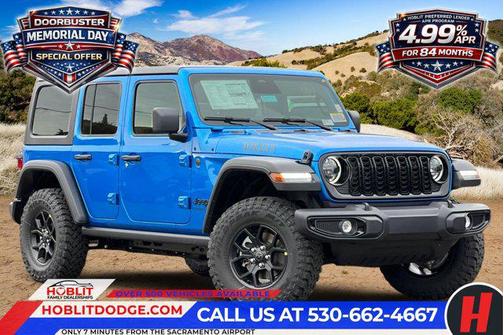 Hydro Blue Pearlcoat 2026 Jeep Wrangler Willys