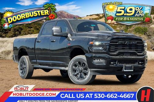 Diamond Black Crystal Pearlcoat 2026 RAM 2500 Black Express Crew Cab 4x4 6'4' Box