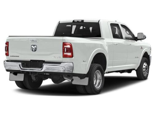 Bright White Clearcoat 2022 RAM 3500 Laramie Mega Cab 4x4 6'4' Box