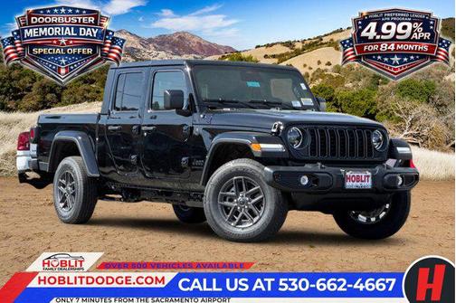 Black Clearcoat 2026 Jeep Gladiator Sport S