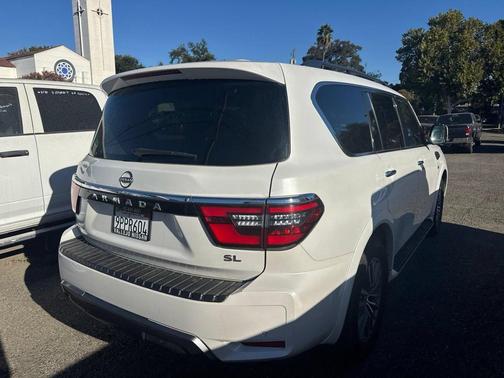 Aspen White Tricoat 2021 Nissan Armada SL 4WD
