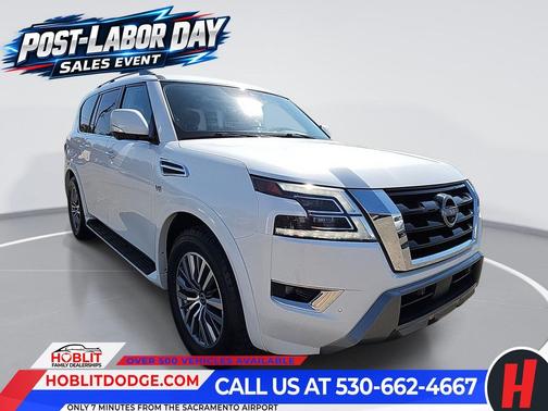 Aspen White Tricoat 2021 Nissan Armada SL 4WD