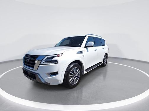 Aspen White Tricoat 2021 Nissan Armada SL 4WD