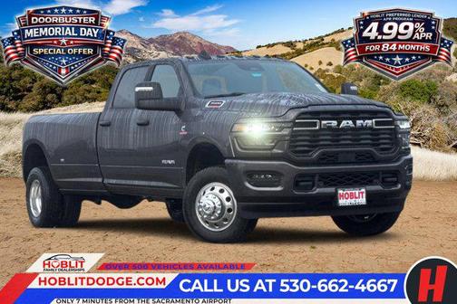 Granite Crystal Metallic Clearcoat 2026 RAM 3500 Big Horn Crew Cab 4x4 8' Box