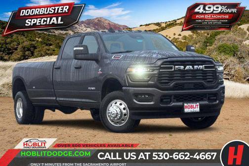 Granite Crystal Metallic Clearcoat 2026 RAM 3500 Big Horn Crew Cab 4x4 8' Box