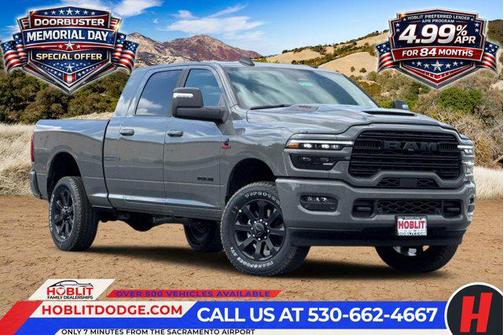 Ceramic Gray Clearcoat 2026 RAM 2500 Laramie Mega Cab 4x4 6'4' Box