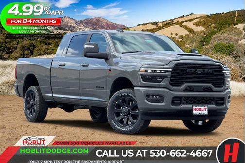 Ceramic Gray Clearcoat 2026 RAM 2500 Laramie Mega Cab 4x4 6'4' Box