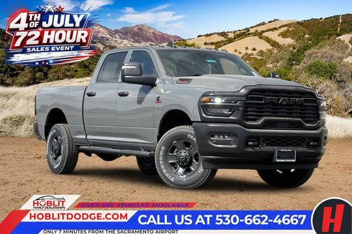 Ceramic Gray Clearcoat 2026 RAM 3500 Tradesman Crew Cab 4x4 6'4' Box