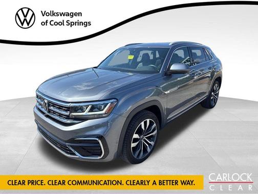 Platinum Gray Metallic 2020 Volkswagen Atlas Cross Sport 3.6L V6 SEL Premium R-Line