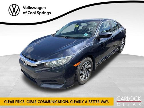 Crystal Black Pearl 2016 Honda Civic EX