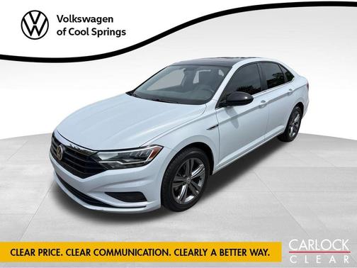 White Silver Metallic 2019 Volkswagen Jetta 1.4T R-Line