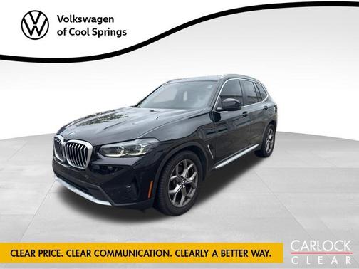 Jet Black 2022 BMW X3 sDrive30i