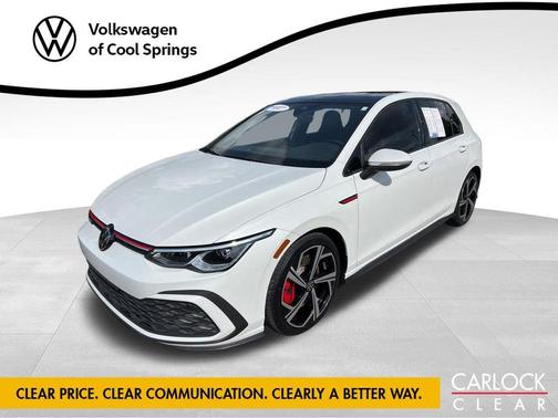 Opal White 2024 Volkswagen Golf GTI 2.0T SE DSG