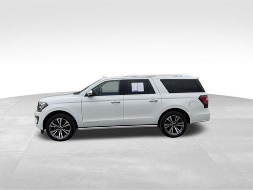Star White Metallic Tri-Coat 2021 Ford Expedition Max Platinum