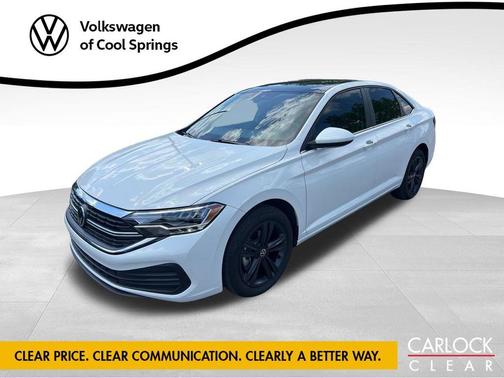 Opal White 2023 Volkswagen Jetta 1.5T SE