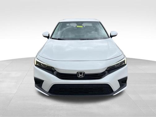 Platinum White Pearl 2022 Honda Civic LX