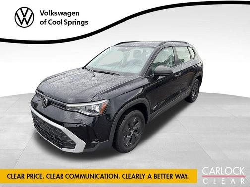 Deep Black Pearl 2025 Volkswagen Taos 1.5T S