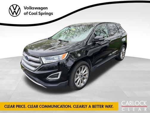 SHADOW BLACK 2017 Ford Edge Titanium