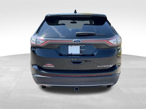 SHADOW BLACK 2017 Ford Edge Titanium