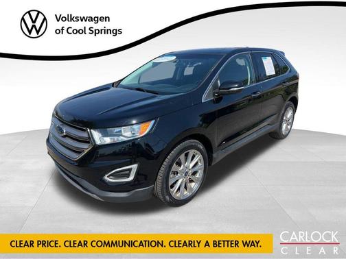 SHADOW BLACK 2017 Ford Edge Titanium