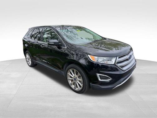 SHADOW BLACK 2017 Ford Edge Titanium