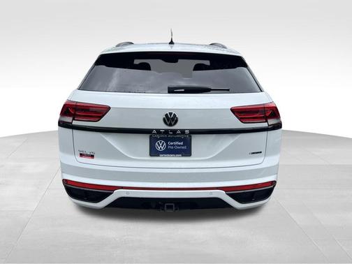 Opal White Pearl 2023 Volkswagen Atlas Cross Sport 3.6L V6 SEL R-Line