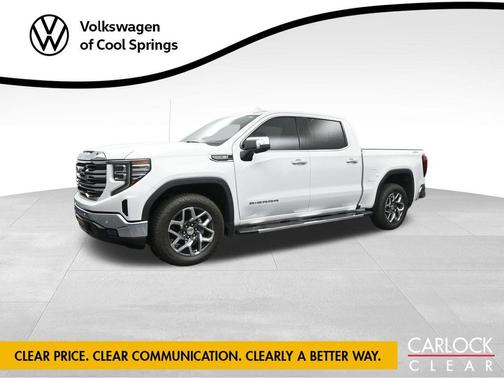 Summit White 2024 GMC Sierra 1500 SLT