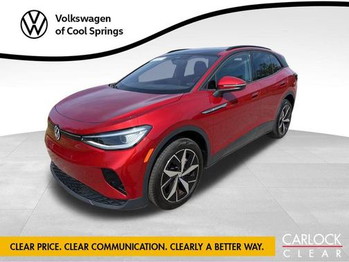 Red Metallic 2023 Volkswagen ID.4 AWD Pro S